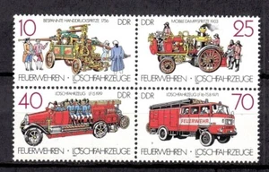 106668/ DDR 1987 – ZD Mi 3101-3104 – Feuerwehren – postfrisch - Picture 1 of 1