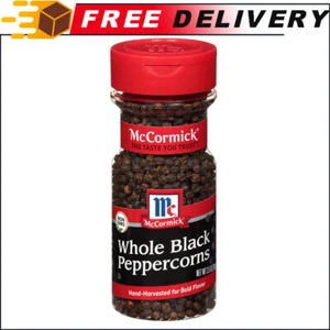 McCormick Whole Black Peppercorns, Hand Harvested, Vegetarian, 3.5 oz - Picture 1 of 9