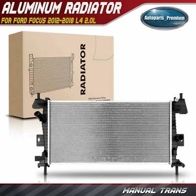 Radiador de aluminio para Ford Focus 2012 2013 2014 2015 2016 2017 2018 eléctrico 2.0 Foto 1 de 4