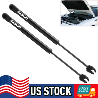 2Pcs Hood Lift Support Gas Struts For Chrysler 300 Dodge Challenger Magnum Foto 1 de 4