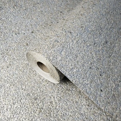 Modern silver brass Big Chip Natural Real Mica Stone Wallpaper Plain Textured - Image 1 of 4