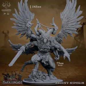 Antigua miniatura Nephilim Hombre Cabra Dios Se adapta a DND D&D Pathfinder - Imagen 1 de 1