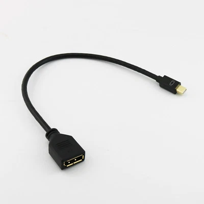 1ft Gold Plated Display Port DP Female to Mini Display Port Male Connector Cable - Image 1 of 4