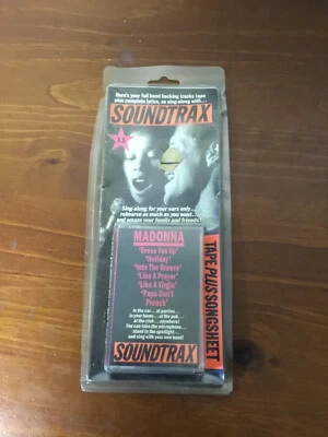Madonna Soundtrax Cassette new in package rare learn to sing like her backing vo - Image 1 of 4
