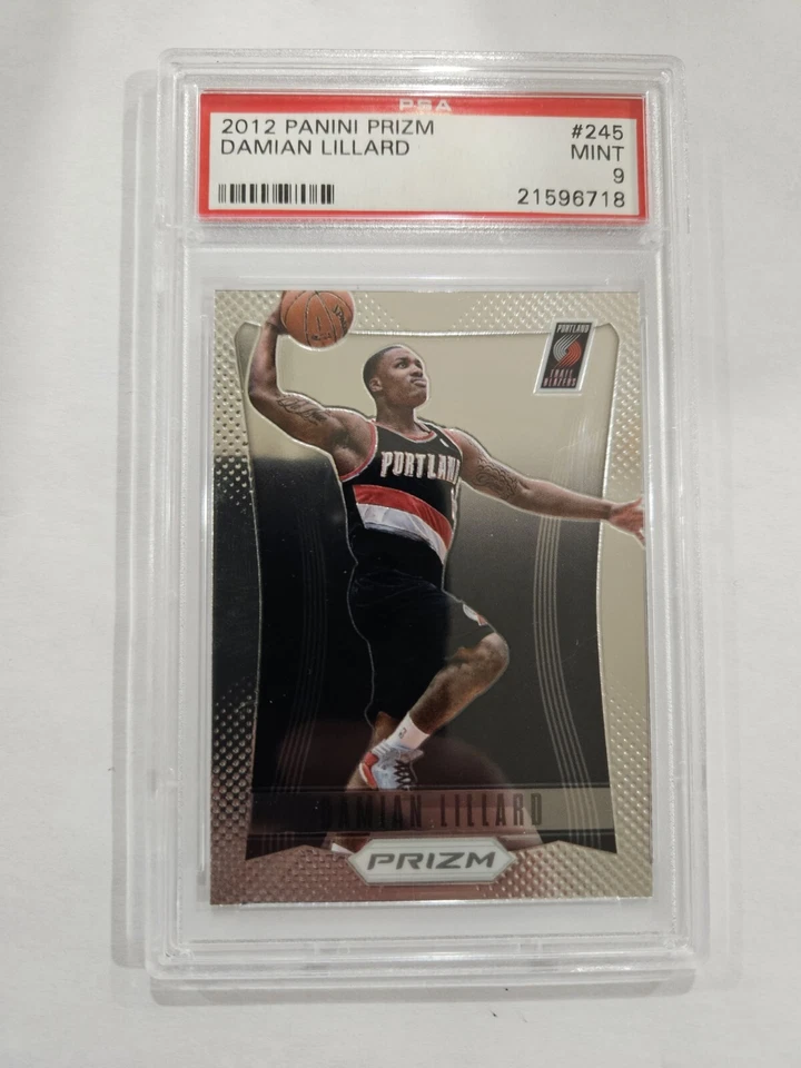 2012  Prizm Damian Lillard #245 Rookie  PSA 9 - Image 1 of 1