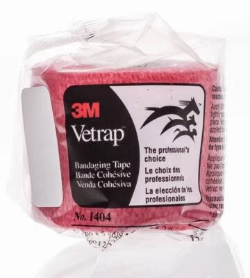 3M Vetrap Bandaging Tape, 2" x 5 yd, red - Image 1 of 4