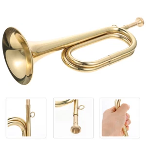 Practical Professional Old Bugle B Flat Bugle Simple Beginner Trumpet Practice - Picture 1 of 12