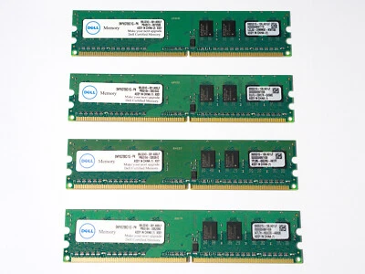 Memoria de escritorio Dell PC2-6400 DIMM 800 MHz DDR2 SDRAM 4 GB (4x1 GB) (SNPXG700C/1G) Foto 1 de 3