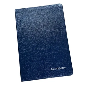 Life Application NIV Study Bible Blue Bonded Leather 97 Zondervan Name Engraved - Bild 1 von 11