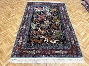 Orientteppich Teppich Seidenteppich 215x140 Luxus Pur Signiert - Bild 1 von 11