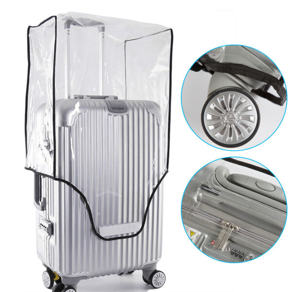 Waterproof Transparent Luggage Suitcase Cover Protector Travel Protective PVC US