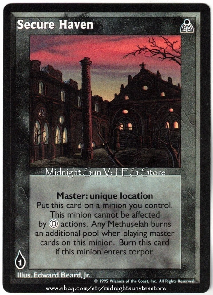 Secure Haven Dark Sovereigns V:TES VTES Vampire CCG - Image 1 of 1