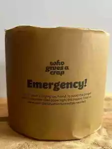 1 x Emergency Gold Toilet Roll - Who Gives A Crap Premium 100% Bamboo - Picture 1 of 2