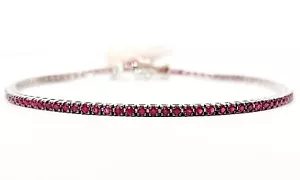 Bracciale Tennis Crieri ( Poesia) in Oro Bianco e Rubini 18kt ( 750 ) - Bild 1 von 12
