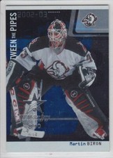 2002-03 BAP BTP MARTIN BIRON SHOW STAMP /10 ALL STAR GAME#15 Between the Pipes
