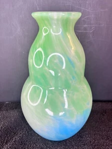 Fenton Connoisseur "Caribbean Day" Vase 8199 B6 By Dave Fetty LE #268/750 - Picture 1 of 9