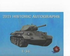 Historic Autographs 1945 The End of WWII T-34 box topper sticker 5 x 7