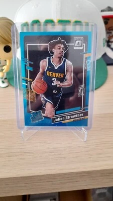 2023-24 Donruss Optic Basketball Julian Strawther Rated Rookie Aqua /249 - Photo 1/2