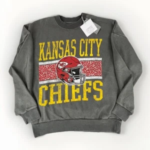 NFL Kansas City Chiefs Gameday Couture Crewneck Sweatshirt Large Vintage Wash - Picture 1 of 6