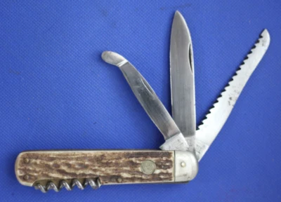 Ciervo Quadro marca árbol boker vintage, Alemania, nuevo de stock Foto 1 de 2