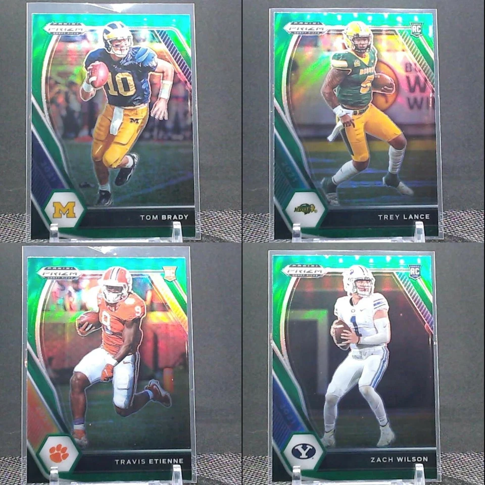 2021 Panini Prizm Draft Picks Football Green Prizm You Pick Complete You Set - Image 1 of 1
