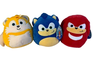 Kelly Toy Squishmallow Sonic / Tails / Knuckles 8" Inch Plush (Set of 3) NEW - Picture 1 of 18
