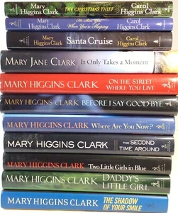 Mary Higgins Clark Lot Of 10 HC Books Mystery & Suspense Most New Or Like New - Imagen 1 de 22
