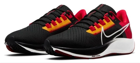 NIB Kansas City Chiefs Nike Zoom Pegasus 38 Running Shoes Unisex M6.5/W8(24.5cm) Cover