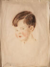 Kinderporträt Neue Sachlichkeit Elisabeth Kronseder signiert Pastell 1927