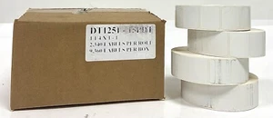 9,360 Direct Thermal Shipping Labels 1.25 ''x1'' DT1251-15PDT Fits Zebra GX420T - Picture 1 of 3