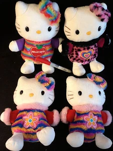 Choose One VINTAGE Sanrio Hello Kitty Brilliant Plush from Japan-ship free - Picture 1 of 5