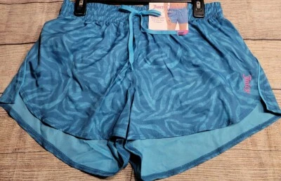Pantalones Cortos Deportivos para Correr Juicy Couture Verde Azulado Estampado de Leopardo Para Mujer Talla Mediana Nuevos con Etiquetas Foto 1 de 4