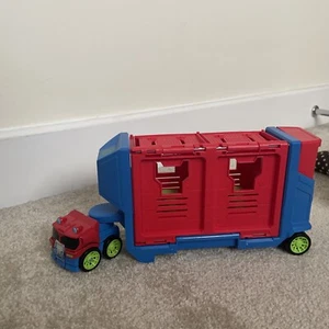 Transformers Rescue Bots Academy Flip Racers Optimus Prime Semi Truck - Picture 1 of 11