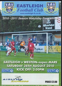 2010/11 EASTLEIGH V WESTON-SUPER-MARE 28-08-2010 Blue Square South - Picture 1 of 1