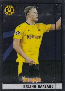 Topps Merlin Chrome Fußball Karte CL 20/21 Nr. 65 Erling Haaland - Picture 1 of 1