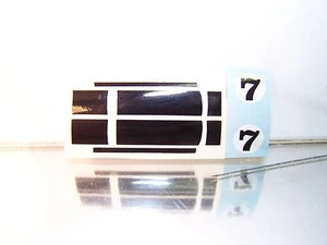 Hot Wheels Redline (HEAVY CHEVY-STRIPES DECALS) SCHWARZ - Bild 1 von 1