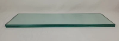 Tempered Glass Shelves Beveled Edges Home Decor 9 3/16" x 29 7/8" x 1/4" - Image 1 of 4