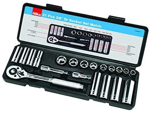 Hilka 02202102 21 PCE 3/8" Drive Socket Set Metric