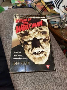 Return of the Wolfman Paperback Jeff Rovin Universal Monsters 1st Print 1st Ed. - Picture 1 of 10