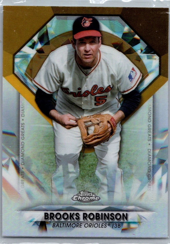 2022 Topps Chrome Update #DGC-28 Brooks Robinson Diamond Greats Die Cuts - Image 1 of 2