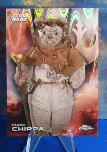 Chief Chirpa 2025 Topps Chrome Star Wars Raywave Refractor Card-#112 Jedi Return - Picture 1 of 5