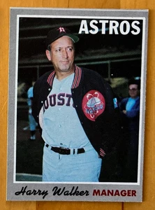 1970 Topps Baseball #32 Harry Walker - Houston Astros - EX-MT - Picture 1 of 2
