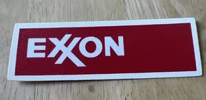 EXXON Gasoline Oil Gas Station Auto Garage Vintage Iron-on Patch Nos - Picture 1 of 7