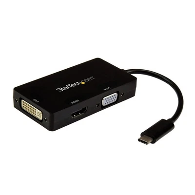 StarTech.com 4K USB C to HDMI, VGA & DVI Multi Port Video Display Adapter for Ma - Image 1 of 4