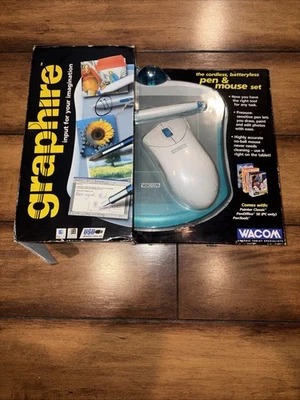 Vintage Wacom Graphire USB Tablet with Cordless Mouse & Pen - Image 1 of 2