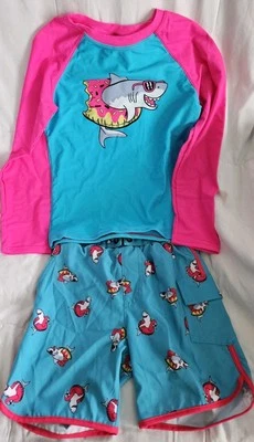 Niños 6 Sovereign Code Manga Larga Rashguard y Forrado Bañador Traje Multicolor Foto 1 de 4