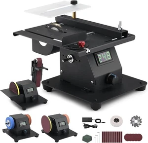 4-1 Mini Multi-functional Table Saw with Voltage LED Display and 7 Speed Adju... - Picture 1 of 8