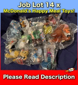 Lote de 14 juguetes retro mixtos de Happy Meal de McDonalds paquete sellado - contenido mixto - Imagen 1 de 7