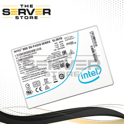 Intel 15.36TB NVMe x4 U.2 SFF 2.5" SSD D5-P4326 PCIe 3.1 J6781-075 SSDPE2NV153T8 - Image 1 of 4