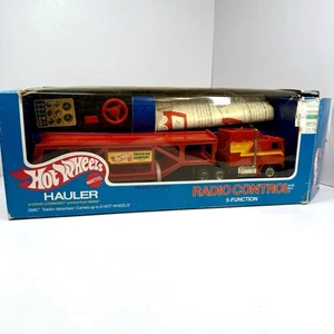 Vintage RUNNING 1981 Hot Wheels R/C Radio Control Hauler Semi Truck In Box - Picture 1 of 24